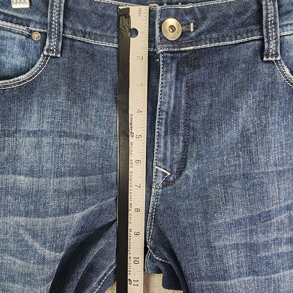 Womens DL1961 Grace High Rise Straight Denim Blue Jeans Premium Denim Stretch 32 - Picture 9 of 13